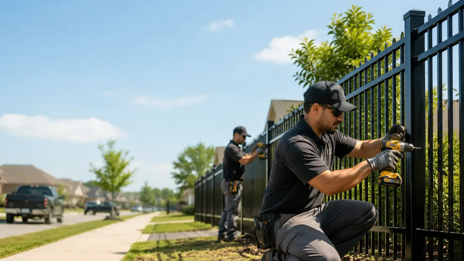 Metal Fence Installation in Lake Jackson, TX